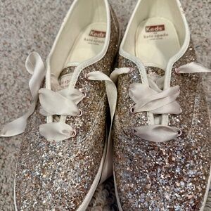 Kate Spade/ Keds Sparkle Tennis Shoes/ Never Been Worn